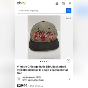 Vintage Chicago Bulls Hat